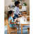 SOP9965 Oval Carpet Blue Lifestyle