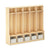 G80417 EdQ 5-Section Locker with Bench Natural Silo 1 Main | Natural