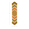 Earth-Toned Decorative Runner - 64