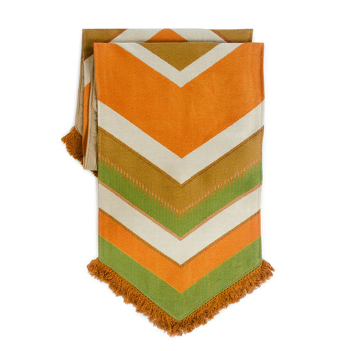 U7236  Earth Toned Decorative Runner Folded Silo 1