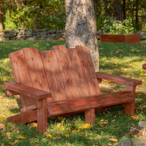 U3203 Nature to Play Double Adirondack Chair Lifestyle3
