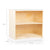 U42142 2-Shelf Right Curved Storage 76 cm-BirchDimension Imagecm