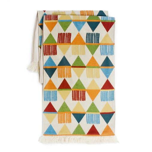 U7235  Vivid Primary Decorative Runner Folded Silo 1