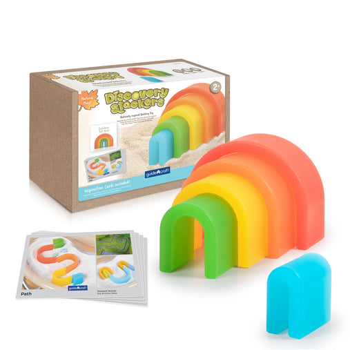 G7504  Discovery Stackers Rainbow Tall Arch Main Image | Rainbow