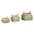 U2421 Sense of Place Woven Baskets Set of 3 Quarter