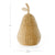 U6235  Pear Wicker Basket dimensions