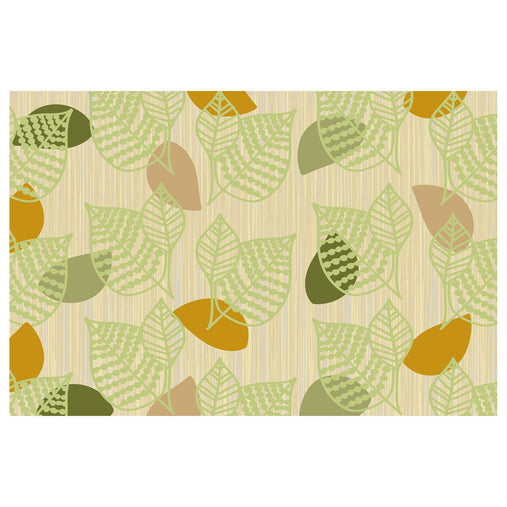 SOP9962 Leaf Carpet Green Main