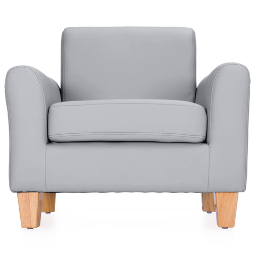 U2418 Sense of Place Vinyl Chair Gray Front