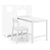 G76812 Martha Stewart Living and Learning Kids' Desk Extension Main | Linen White