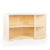 U42143 2-Shelf End Curved Storage 30in Birch Plywood Group
