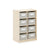G80316 EdQ Essentials Cubby Bin Storage Organizer Natural Main-1 | Natural