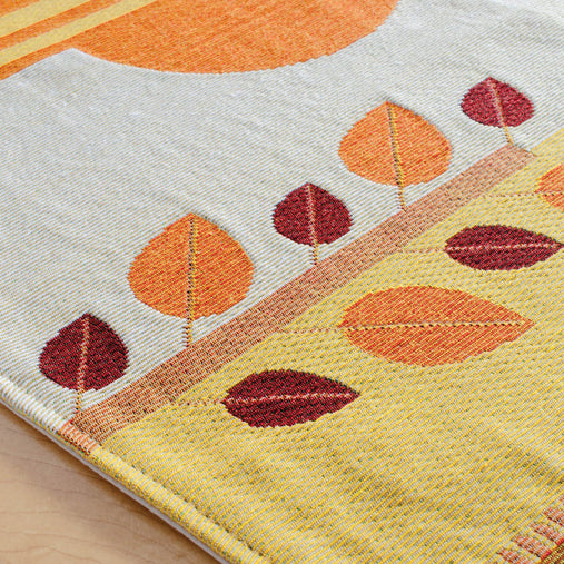 U7239  Fall Decorative Runner Texture Detail