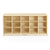 U32101 15 Bin Storage 24 in Birch Plywood Front