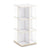 G80228 EdQ Rotating Bookshelf White Silo | White