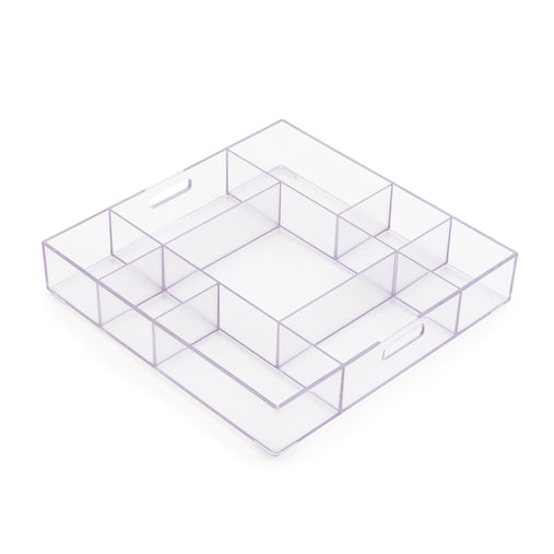 300579 Loose Parts Stackable Tray Clear Silo 1 | Clear