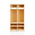 U12102 2 Section Locker Birch Plywood Front