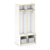 G80414 EdQ 2-Section Locker with Bench White Silo 1 Main | White