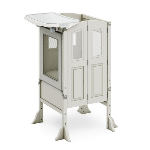 G97553 Martha Stewart Kitchen Helper and Tray Bundle Taupe Main | Taupe