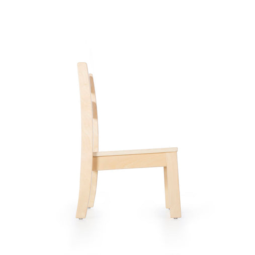 U68103 Stacking Wooden Chair 20 cm 8in Set of 4 Side