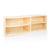 U42131 2-Shelf Left Curved Storage 24in Birch Plywood Group