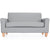 U2417 Sense of Place Vinyl Couch Gray Front