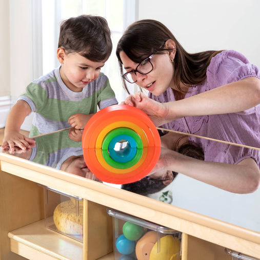 U3102  Discovery Station Mirrored Play Table Lifestyle 2
