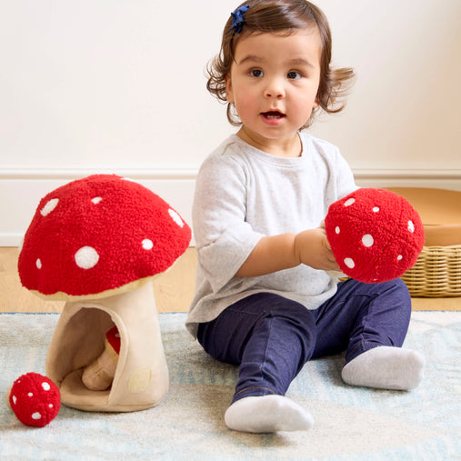 301318 Plush Mushrooms Set of 4 Lifestyle 14