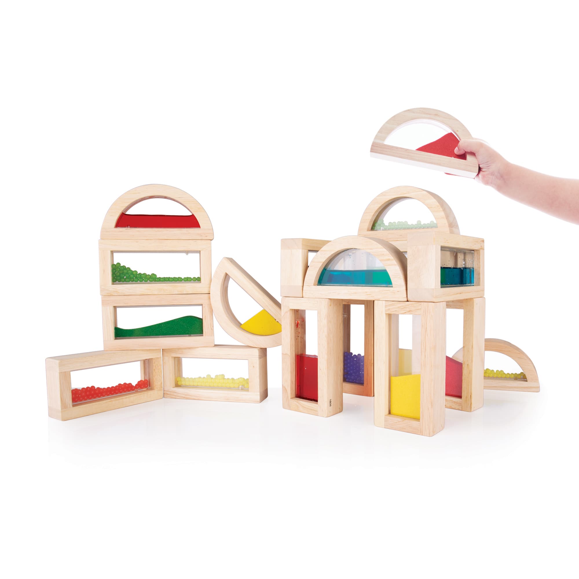 Sensory Rainbow Blocks - 18 pc. Set – Guidecraft