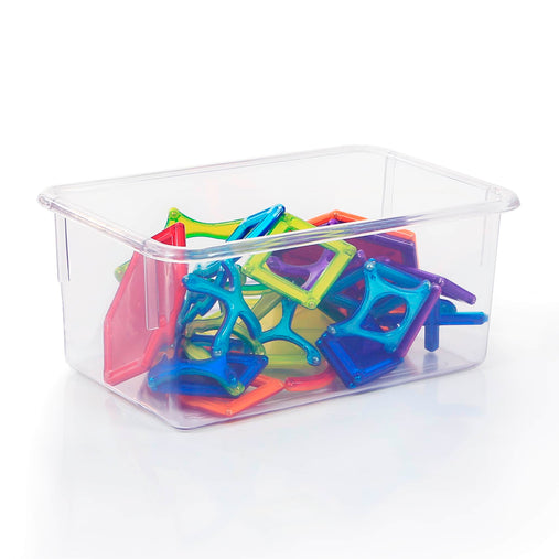 U39128 Clear Bins Set of 5 Propped
