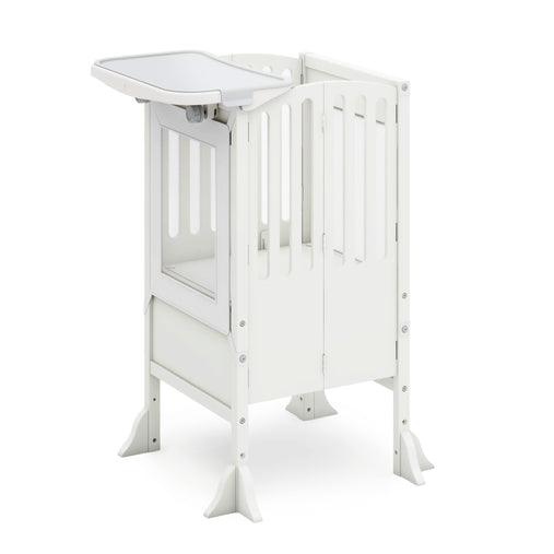 G97545 Contemporary Kitchen Helper and Tray Bundle Ivory | Ivory