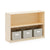 G80311 EdQ Essentials Two Shelf Open Storage 30in Natural Main-1 | Natural