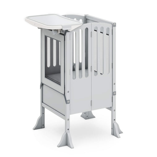 G97544 Contemporary Kitchen Helper and Tray Bundle Gray Main | Gray