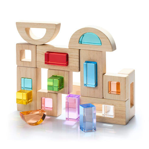 G6832 Wood and Acrylic Unit Block Window Set 24 Pieces Lifestyle 130
