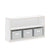 G80210 EdQ Essentials Two Shelf Open Storage 24in White Main-1 | White