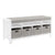 G76802 Martha Stewart Living and Learning Kids' Storage Bench White | Linen White