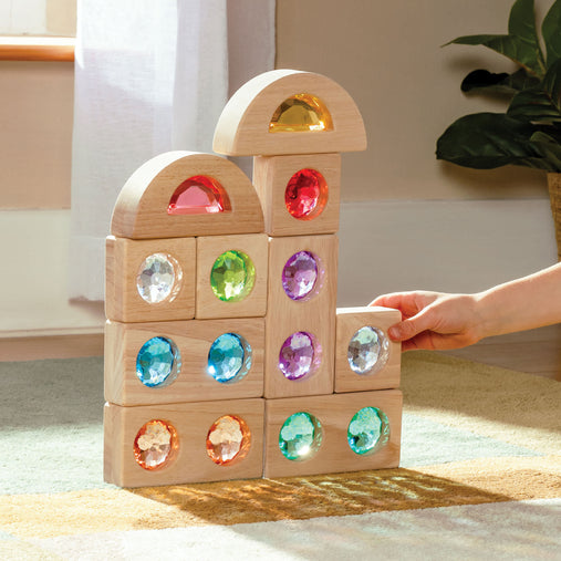 G6829 Gemstone Unit Blocks Set of 10 Lifestyle 6466