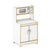 G80434 EdQ Kitchen Microwave and Cupboard White Silo 1 Main | White