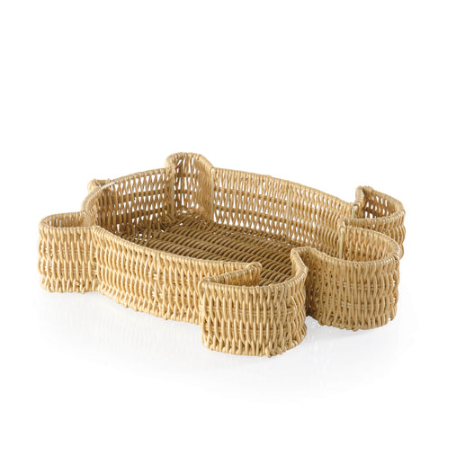 U6238  Sea Turtle Table Wicker Basket Silo 1