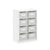 G80216 EdQ Essentials Cubby Bin Storage Organizer White Main-1 | White
