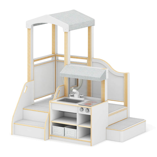 G97111 EdQ Toddler Kitchen Loft White Silo 1 Main R | White