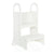 G97020 High Rise Step-Up White Quarter New | White