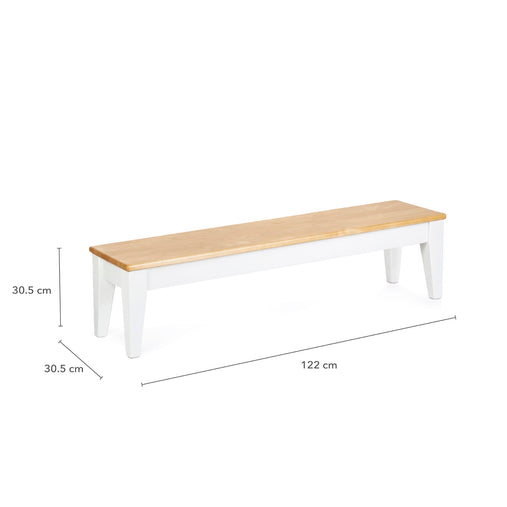 U2413 Farmhouse Benches Set of 2-Dimension Images cm