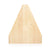 U21102 5 Shelf Book Display 2 Sided Solid Maple Side