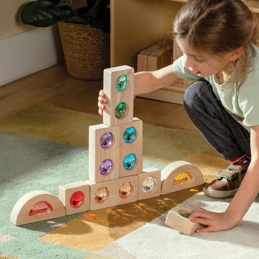 G6829 Gemstone Unit Blocks Set of 10 Lifestyle 6438