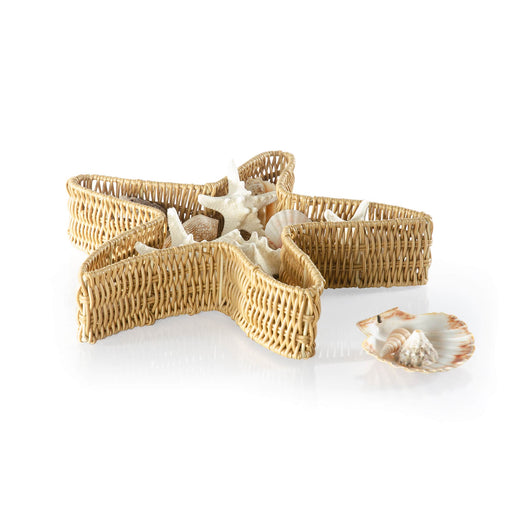 U6239  Starfish Wicker Basket Silo 3