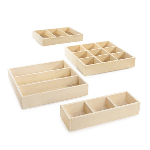 G4704 Loose Parts Stacking Wooden Trays Silo 3