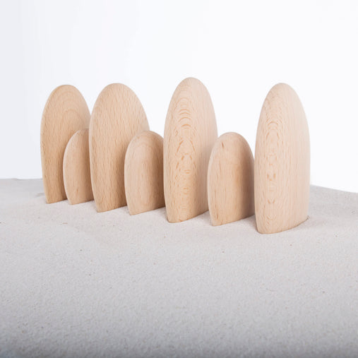 G6771 Wooden Stackers River Stones 2