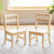 G80341 EdQ Hardwood Chair Set 10in Env 5890