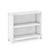 G27655 Taiga 2-Shelf Bookcase White Silo Main | White
