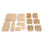G98130 Marmol Radziner Block Play Table Silo Components Flat Lay